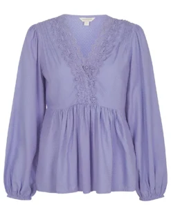 Monsoon Lucy Lace Plain Top