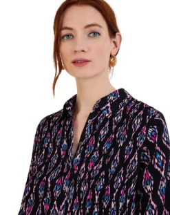 Monsoon Ikat Print Shirred Blouse -Cheap Vextalia Store jr446 54006210 4