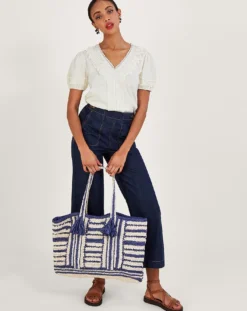 Monsoon Crochet Lace Jersey Top -Cheap Vextalia Store jr650 54072346 1