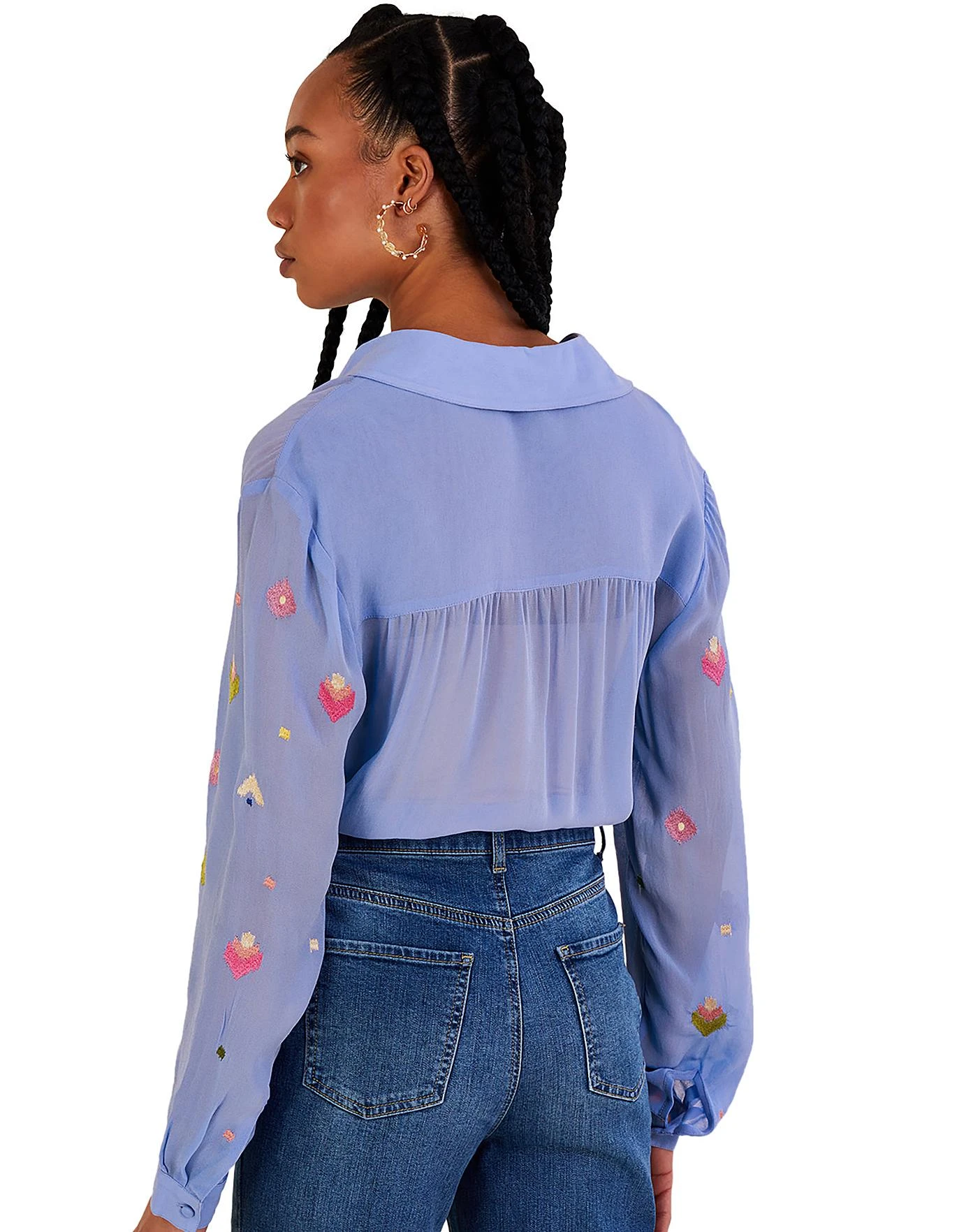 Monsoon Gael Embroidered Blouse 2 Monsoon Gael Embroidered Blouse - Image 2