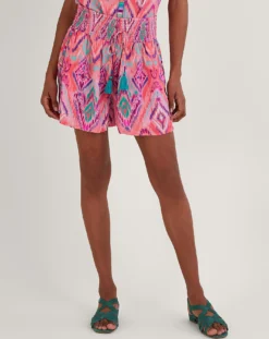 Monsoon Ikat Print Tape Trim Shorts 7 Monsoon Ikat Print Tape Trim Shorts -Cheap Vextalia Store jr682 54157134 2