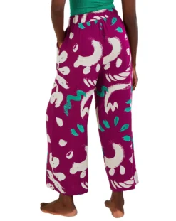 Monsoon Brushstroke Wide Leg Trousers -Cheap Vextalia Store jr822 54158547 2