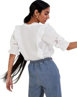 Monsoon Annette Crochet Trim Blouse 7 Monsoon Annette Crochet Trim Blouse -Cheap Vextalia Store jr906 54269546 4