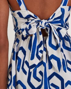 Monsoon Geometric Tie Back Cami Top -Cheap Vextalia Store jr930 54151132 4