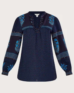 Monsoon Petal Embellished Overhead Top