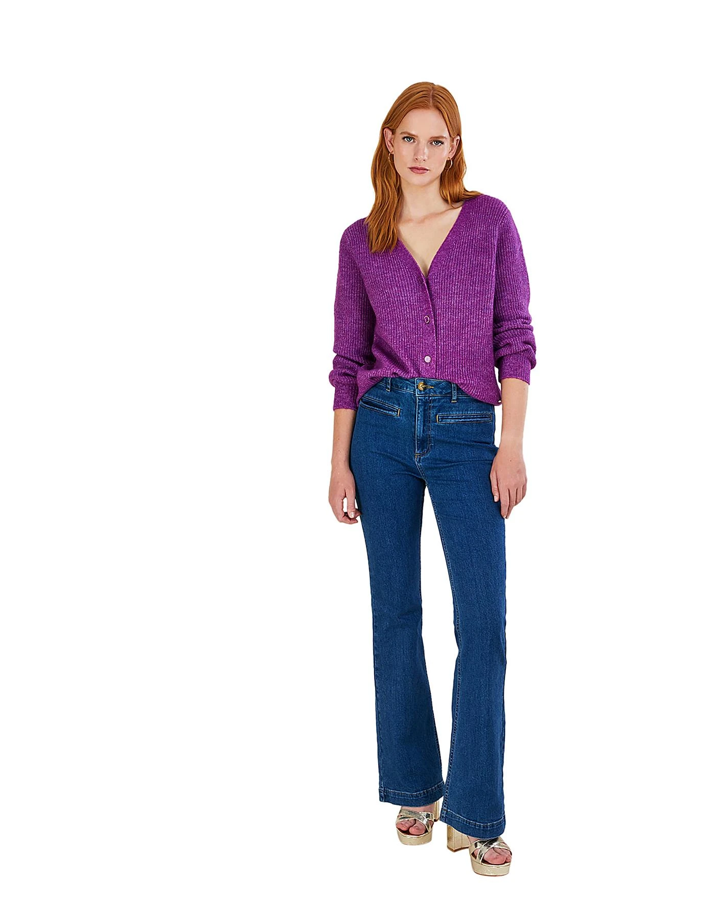 Monsoon Flared Denim Jeans 2 Monsoon Flared Denim Jeans - Image 2