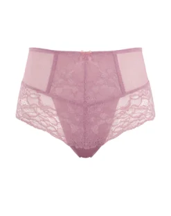 Panache Imogen High Waist Brief -Cheap Vextalia Store qd222 imogen mauve pink high waist briefs cutout front