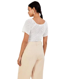 Monsoon Angel Sleeve Pointelle Top 6 Monsoon Angel Sleeve Pointelle Top -Cheap Vextalia Store ru367 54187046 2