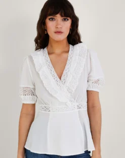 Monsoon Winifred Wrap Top -Cheap Vextalia Store ru388 54277813 2