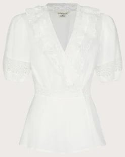 Monsoon Winifred Wrap Top