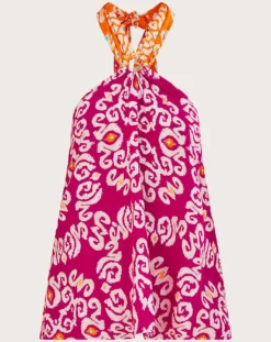 Monsoon Bandhani Halter Ring Cami Top