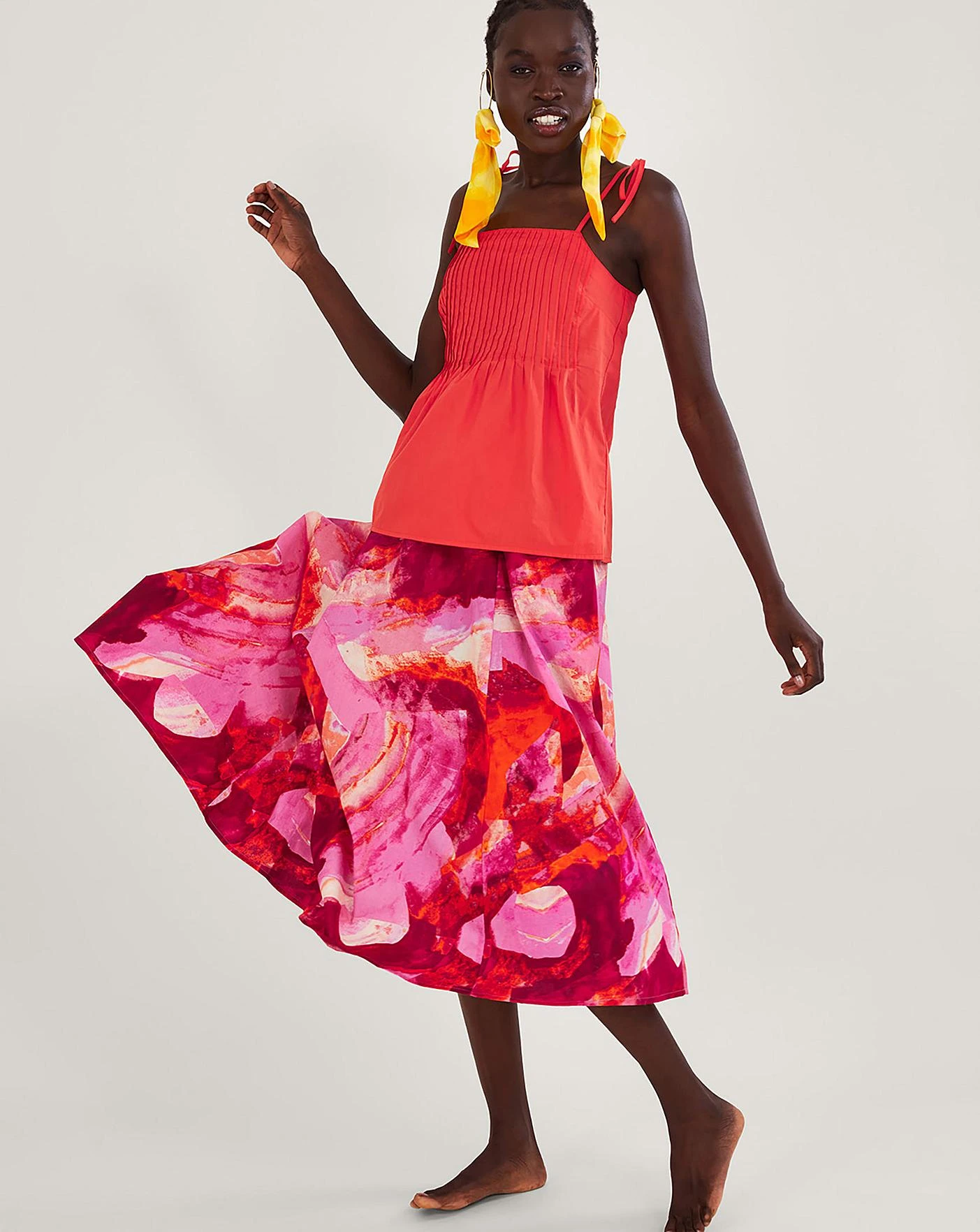 Monsoon Phoenix Pleated Cami Top 2 Monsoon Phoenix Pleated Cami Top - Image 2