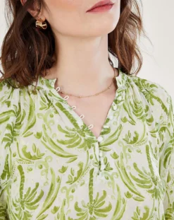 Monsoon Oriana Metallic Palm Blouse 7 Monsoon Oriana Metallic Palm Blouse -Cheap Vextalia Store ru555 54276646 4