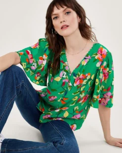 Monsoon Lilou Tea Top -Cheap Vextalia Store ru557 54276307 4