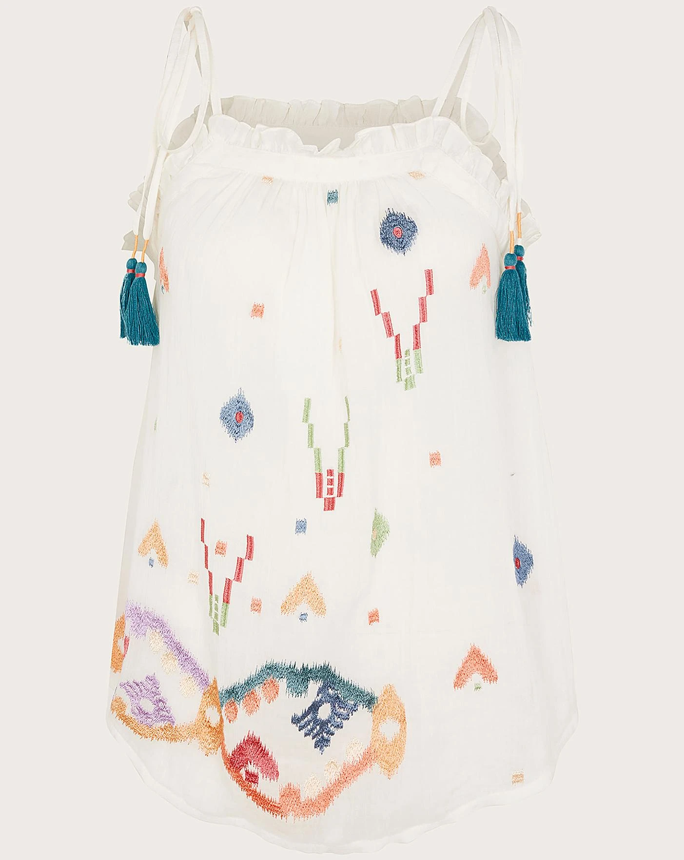 Monsoon Geometric Embroidered Cami 1 Monsoon Geometric Embroidered Cami