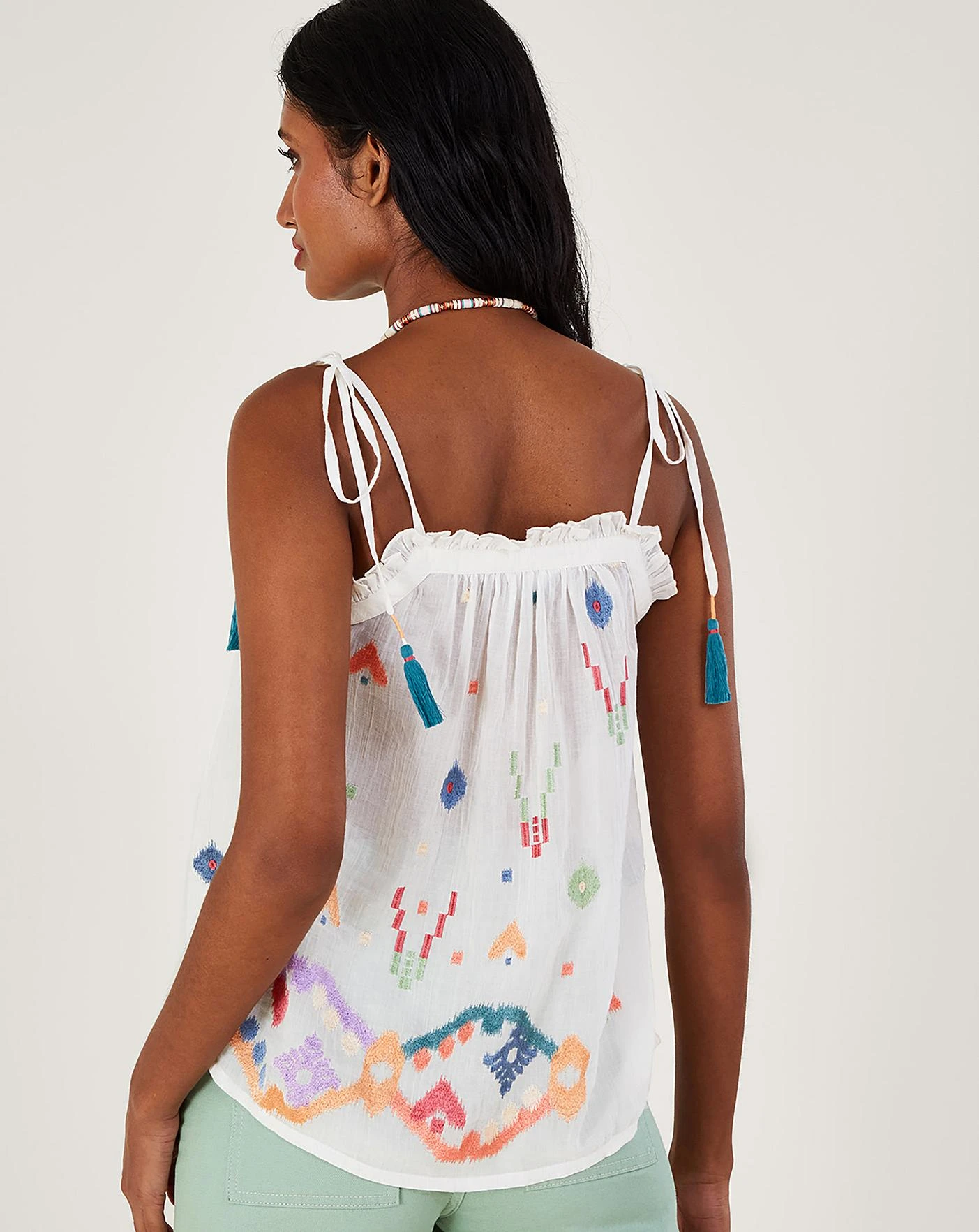 Monsoon Geometric Embroidered Cami 4 Monsoon Geometric Embroidered Cami - Image 4
