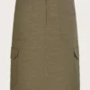 Monsoon Plain Longline Cargo Skirt
