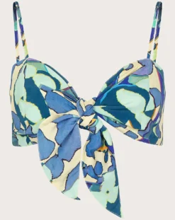 Monsoon Abstract Print Crop Top