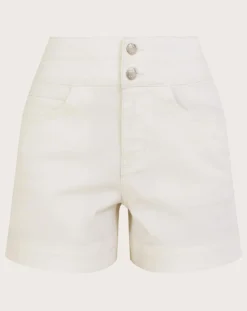 Monsoon Two-Button Denim Shorts