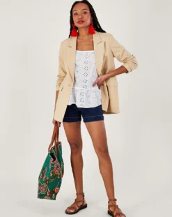 Monsoon Plain Schiffli Top -Cheap Vextalia Store ru987 54314013 4