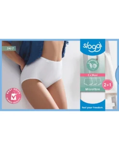 Sloggi 3Pack Microfibre Maxi Briefs -Cheap Vextalia Store t01dq161802c