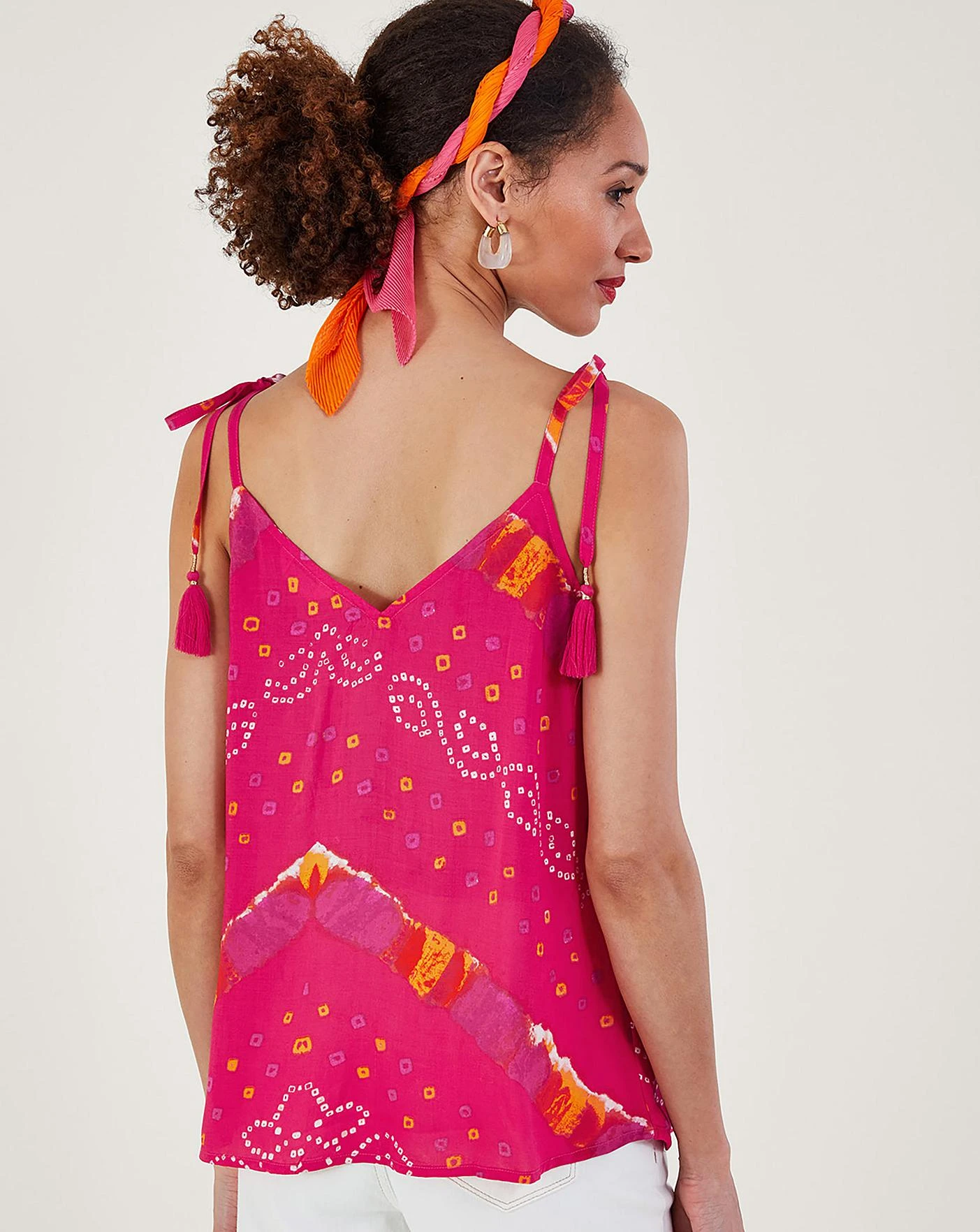Monsoon Bandhani Dye Cami Top 3 Monsoon Bandhani Dye Cami Top - Image 3