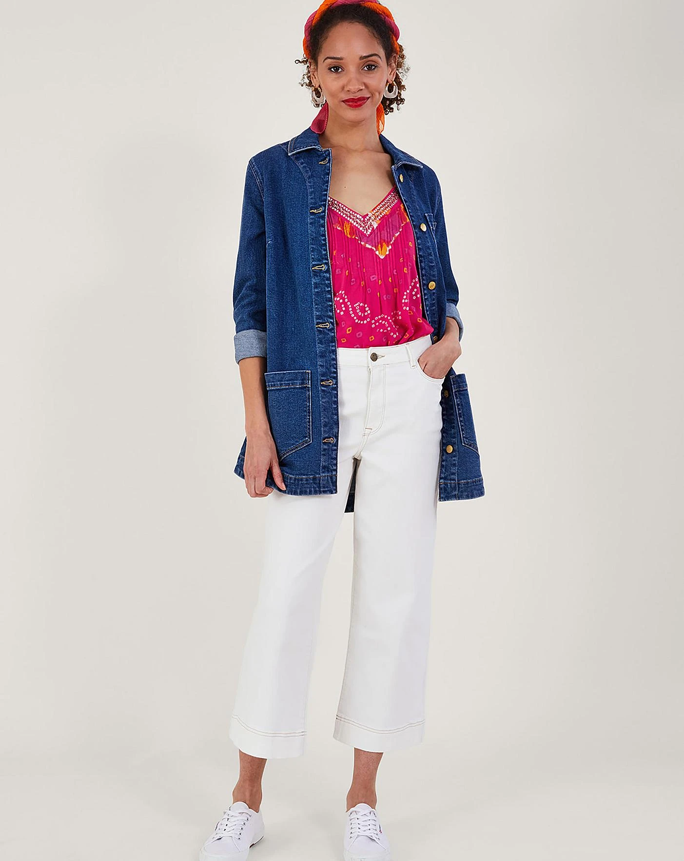 Monsoon Bandhani Dye Cami Top 4 Monsoon Bandhani Dye Cami Top - Image 4