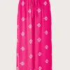 Monsoon Embroidered Motif Wide Trousers