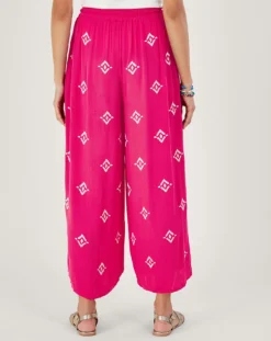 Monsoon Embroidered Motif Wide Trousers -Cheap Vextalia Store uj279 54315010 4