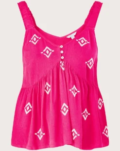 Monsoon Motif Embroidered Cami