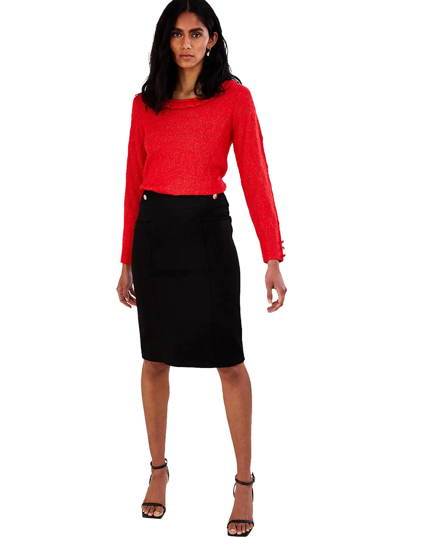 Monsoon Ponte Pencil Skirt 2 Monsoon Ponte Pencil Skirt - Image 2