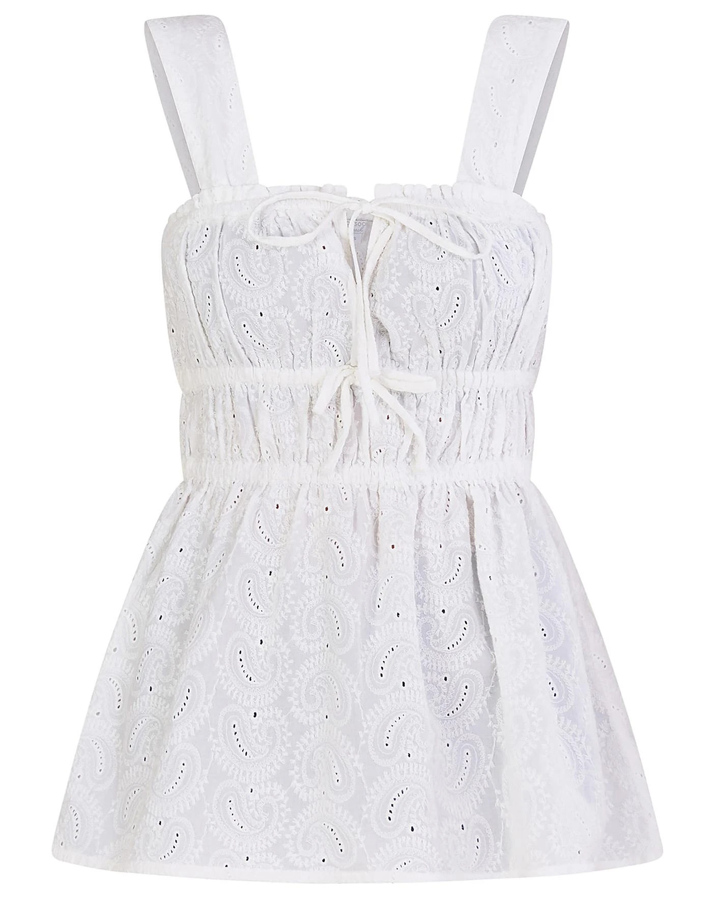 Monsoon Broderie Wide Strap Cami Top 1 Monsoon Broderie Wide Strap Cami Top