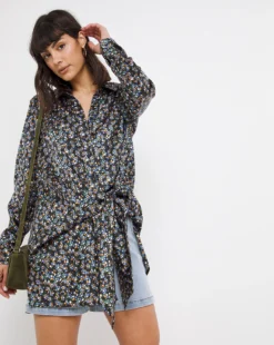 Joe Browns Longline Floral Shirt