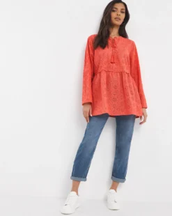 Joe Browns Broiderie Anglaise Tunic -Cheap Vextalia Store w01lj289733w
