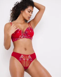 Contemporary Embroidery Midi Brief