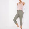 Amber Khaki Crop Jeggings