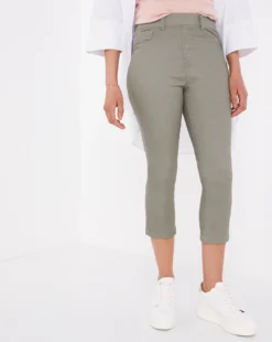 Amber Khaki Crop Jeggings -Cheap Vextalia Store w01uy437750w