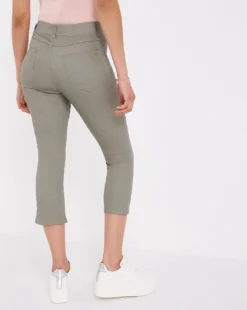 Amber Khaki Crop Jeggings -Cheap Vextalia Store w01uy437751w