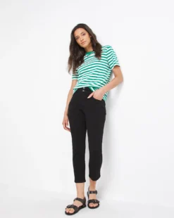 Cheap Vextalia Store 35 Dreamsculpt Cropped Straight Leg Jeans