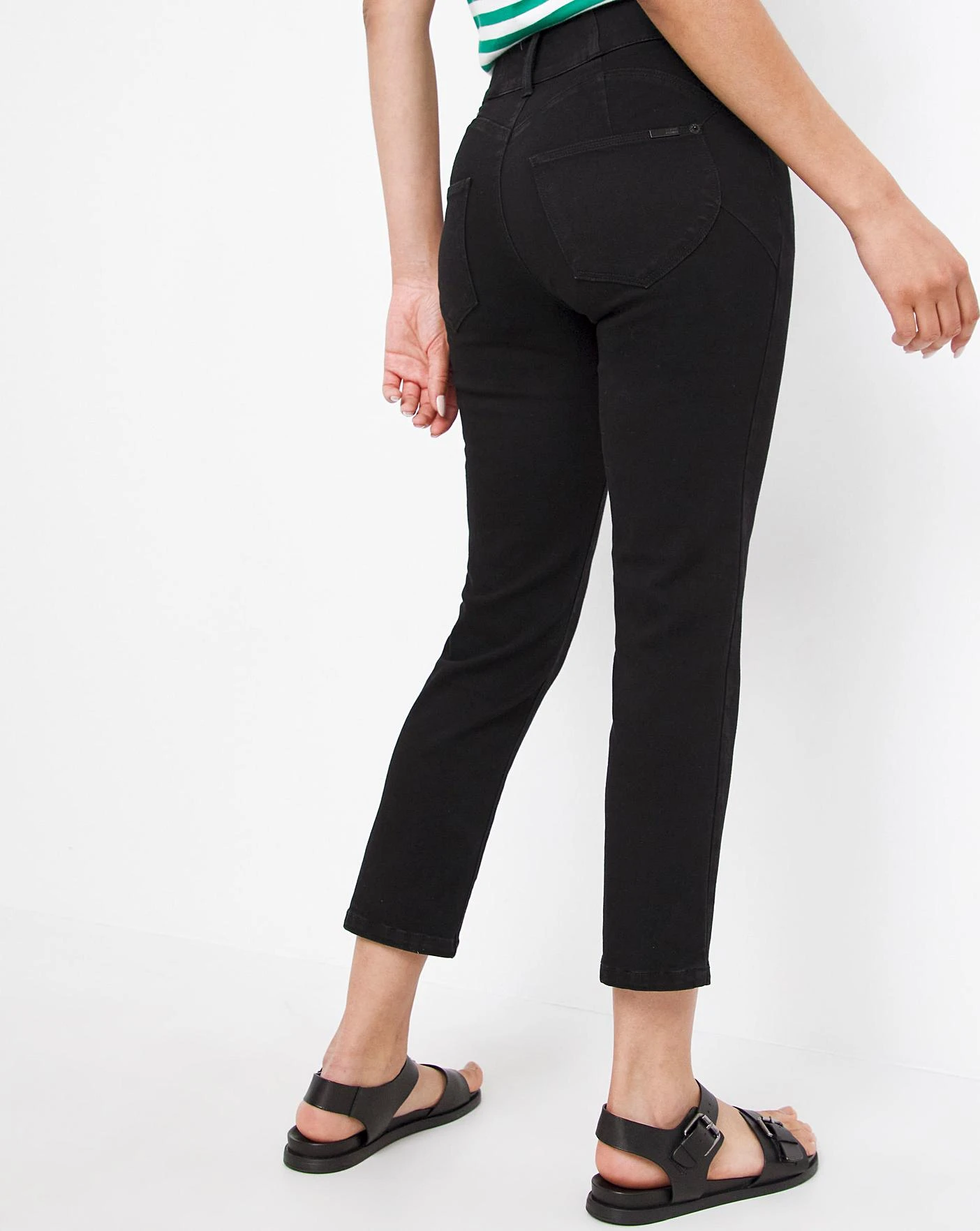 Dreamsculpt Cropped Straight Leg Jeans 2 Dreamsculpt Cropped Straight Leg Jeans - Image 2