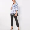 Joanna Hope Satin Print Blouse