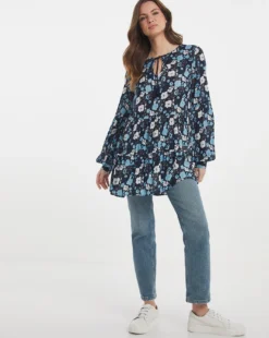 Julipa Tiered Print Tunic -Cheap Vextalia Store w07zz562748w