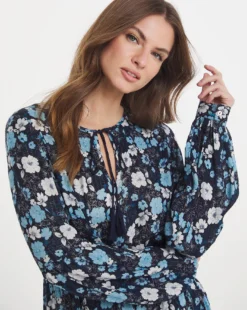 Julipa Tiered Print Tunic -Cheap Vextalia Store w07zz562750w