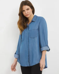 Julipa Lyocell Dipped Back Shirt
