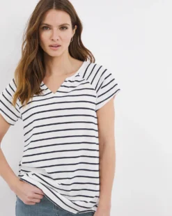 Julipa Notch Neck Grown On Sleeve Top -Cheap Vextalia Store w07zz912954w