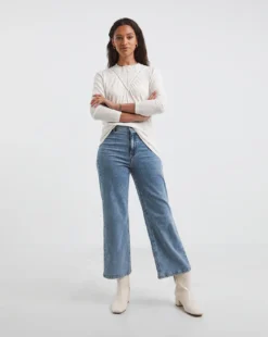 Ivory Shirred Yoke Insert Top -Cheap Vextalia Store x01ai807737w