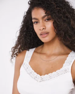 2 Pack Lace Trim Vest -Cheap Vextalia Store x01an008761w