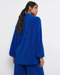 Blue Plisse Shirt -Cheap Vextalia Store x01bm438741w