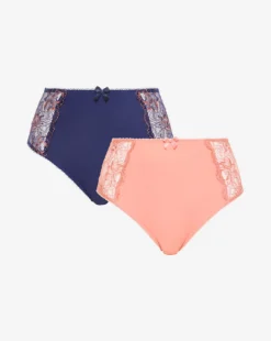 Pretty Secrets 2 Pack Ella Lace Briefs -Cheap Vextalia Store x01cm351951s