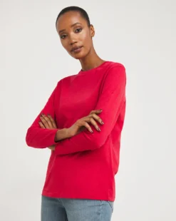 Basic Crew Neck Long Sleeve T-Shirt